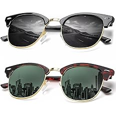 KALIYADI Polarized Sunglasses for Men & Women – UV400 Protection Semi-Riml